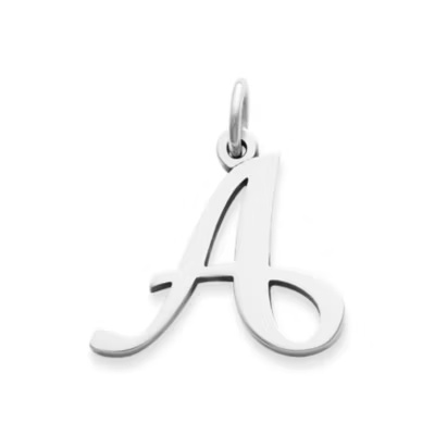Large Script Initial Charm 1 Large Script Initial Charm
