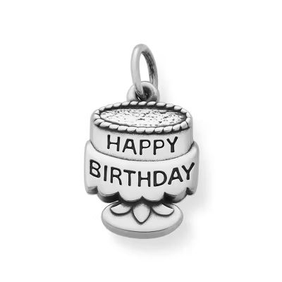 Tiny Birthday Cake Charm 1 Tiny Birthday Cake Charm